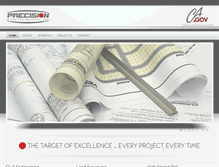 Tablet Screenshot of precisioneng.net